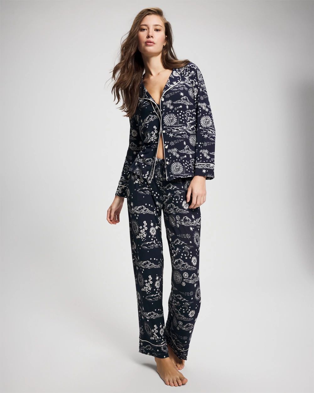 Printed Pajama Pant | Soma